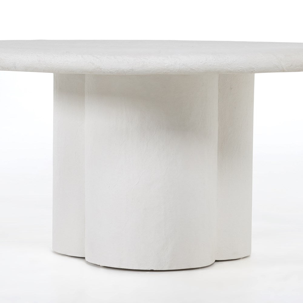 Grano Dining Table - Plaster Molded Concrete-Four Hands-FH-225143-003-Dining Tables-4-France and Son