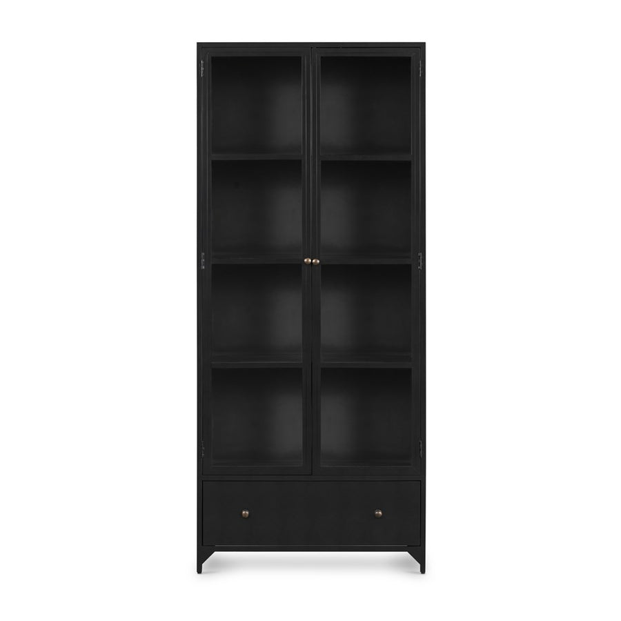 Shadow Box Cabinet-Four Hands-FH-225768-001-Bookcases & CabinetsBlack-2-France and Son