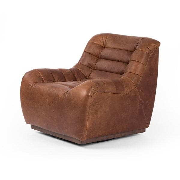 Binx Swivel Chair-Heirloom Sienna-Four Hands-FH-226429-002-Lounge Chairs-1-France and Son