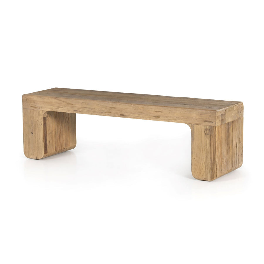 Merrick Accent bench - Natural ELM-Four Hands-FH-226610-001-Benches-1-France and Son