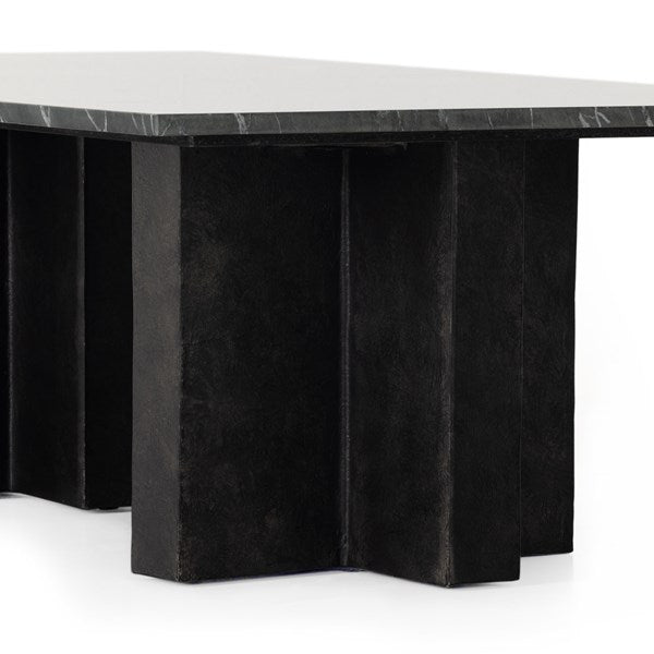 Terrell Coffee Table-Four Hands-FH-226616-002-Coffee TablesBlack Marble-4-France and Son