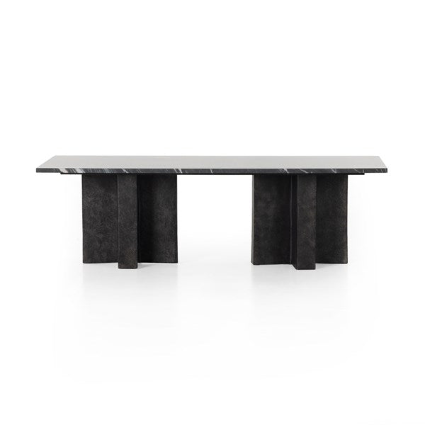 Terrell Coffee Table-Four Hands-FH-226616-002-Coffee TablesBlack Marble-3-France and Son