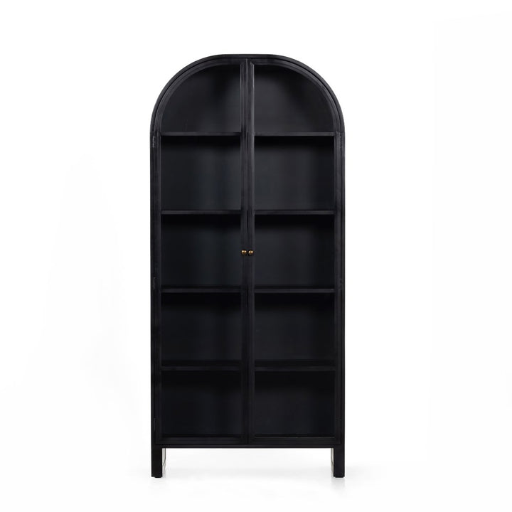 Breya Cabinet - Black-Four Hands-STOCKR-FH-233096-001-Bookcases & CabinetsBlack with White Oak-3-France and Son