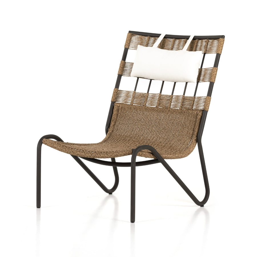 Tegan Outdoor Chair- Faux Dark Hyacinth-Four Hands-FH-226880-002-Outdoor Lounge-1-France and Son
