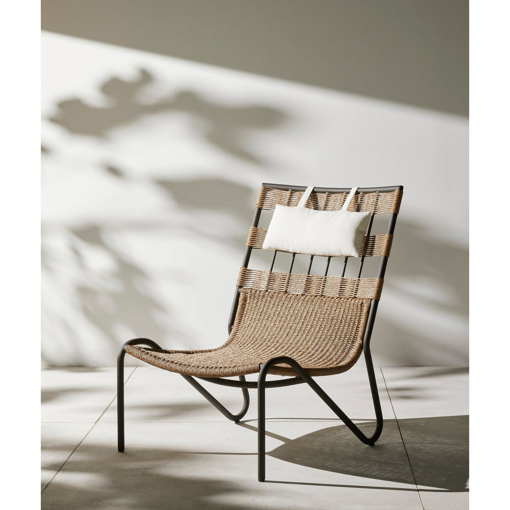 Tegan Outdoor Chair- Faux Dark Hyacinth-Four Hands-FH-226880-002-Outdoor Lounge-2-France and Son
