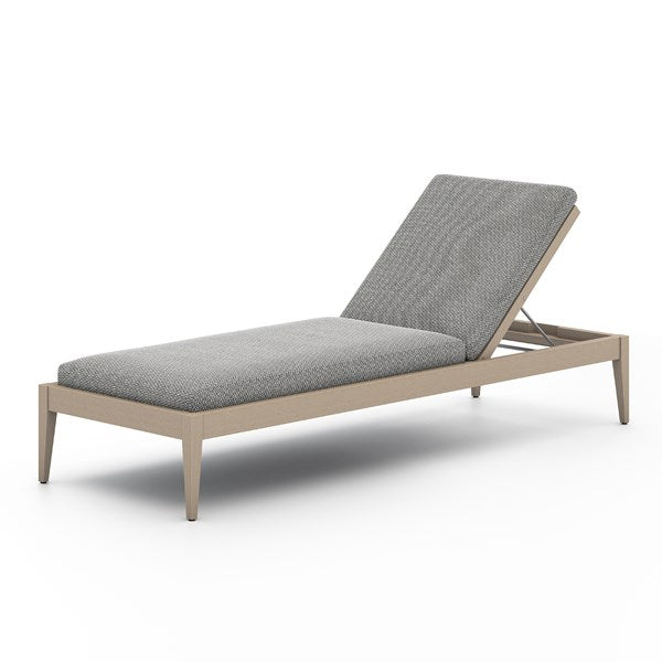 Sherwood Outdoor Chaise Lounge-Four Hands-FH-226912-004-Outdoor ChaisesFaye Ash / Washed Brown-Fsc-1-France and Son
