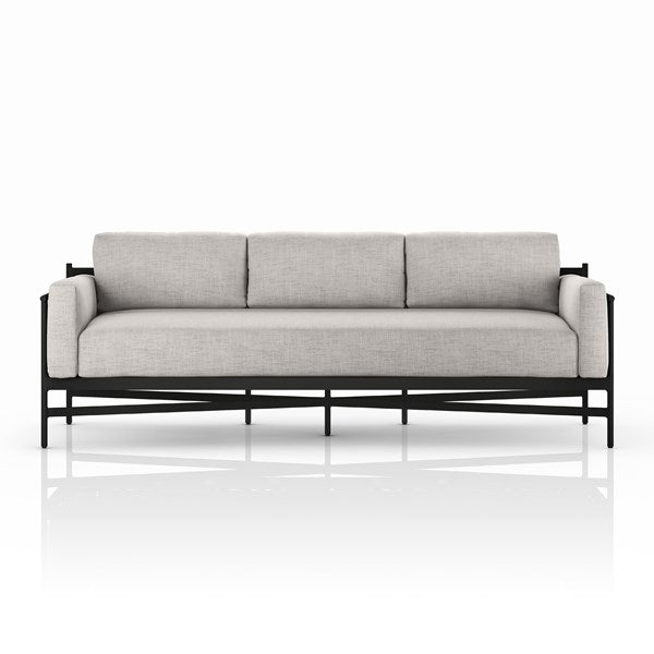 Hearst Outdoor Sofa-99"-Stone Grey-Four Hands-FH-226933-002-Outdoor Sofas-2-France and Son