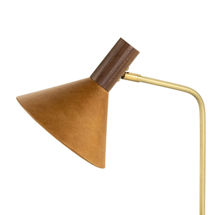Cullen Task Lamp - Natural Walnut-Four Hands-FH-227029-001-Table Lamps-7-France and Son