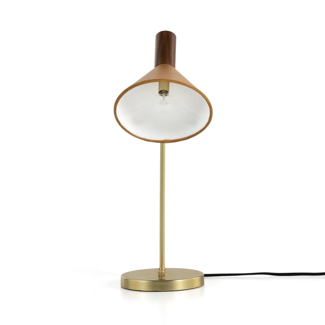 Cullen Task Lamp - Natural Walnut-Four Hands-FH-227029-001-Table Lamps-9-France and Son