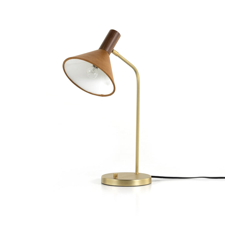 Cullen Task Lamp - Natural Walnut-Four Hands-FH-227029-001-Table Lamps-8-France and Son
