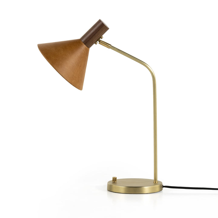 Cullen Task Lamp - Natural Walnut-Four Hands-FH-227029-001-Table Lamps-5-France and Son