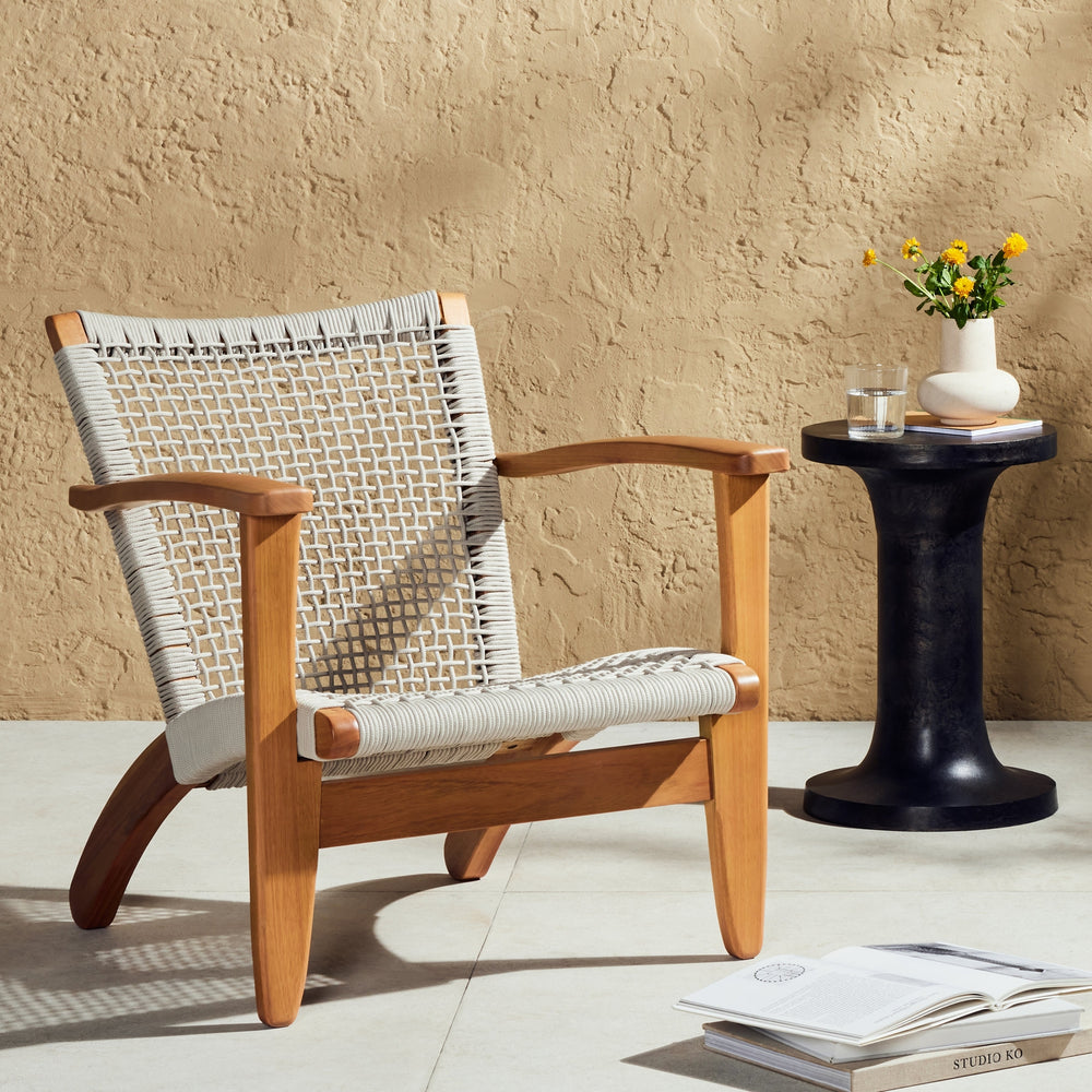 Novato Outdoor Chair - Auburn Eucalyptus-Four Hands-FH-227351-002-Lounge Chairs-2-France and Son
