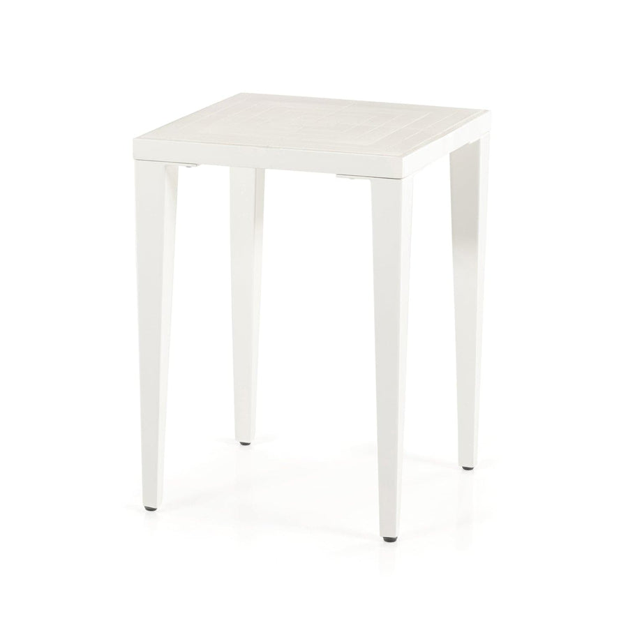 Sabi Outdoor End Table-Ivory Clay-Four Hands-FH-227534-001-Side Tables-1-France and Son