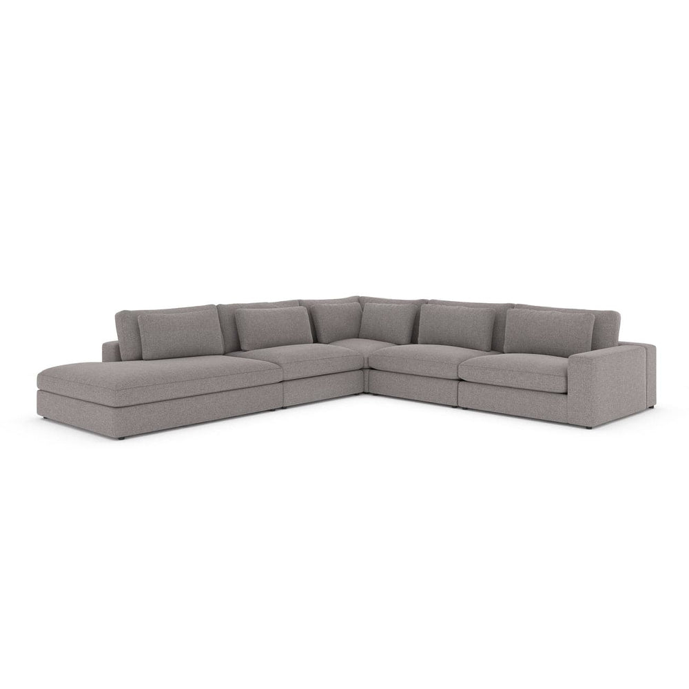 Bloor Sofa Sectional-Four Hands-FH-227781-003-SectionalsBloor 4 Piece Right Arm Facing-Chess Pewter-15-France and Son