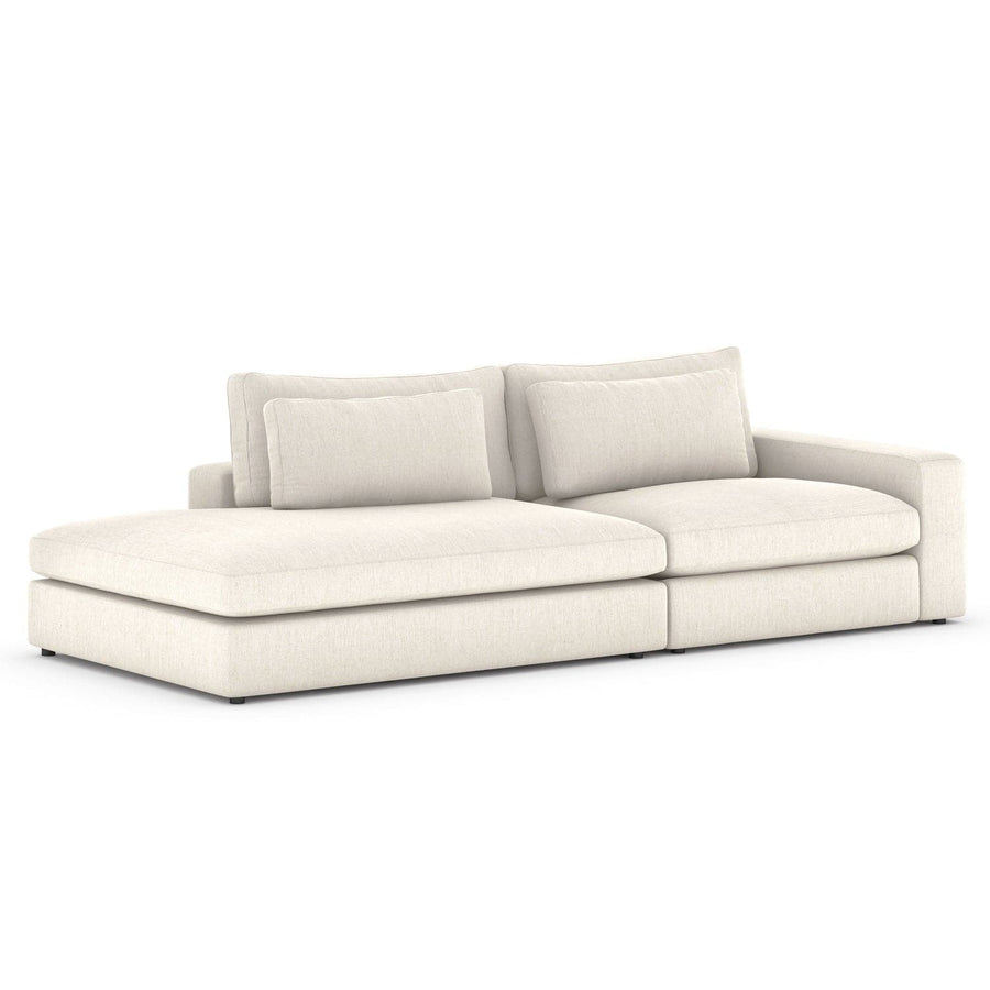 Bloor 2pc Sectional With Bumper Chaise Essence Natural-Four Hands-FH-227782-003-SectionalsLeft Chaise Facing-1-France and Son