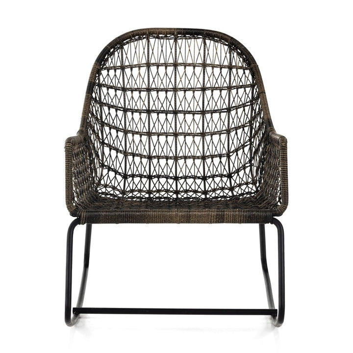 Bandera Outdoor Rocking Chair-Four Hands-FH-227866-002-Outdoor Lounge ChairsDistressed Grey-4-France and Son