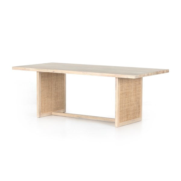 Clarita Dining Table-Four Hands-FH-227888-002-Dining TablesWhite Wash Mango-5-France and Son