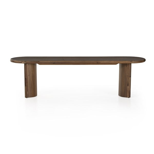 Paden Dining Bench-Four Hands-FH-227897-001-BenchesSeasoned Brown Acacia-3-France and Son