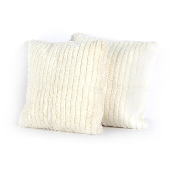 Banded Sheepskin Pillow - Set of 2-Four Hands-FH-228015-005-PillowsCream Banded Sheepskin - 20x20"-6-France and Son