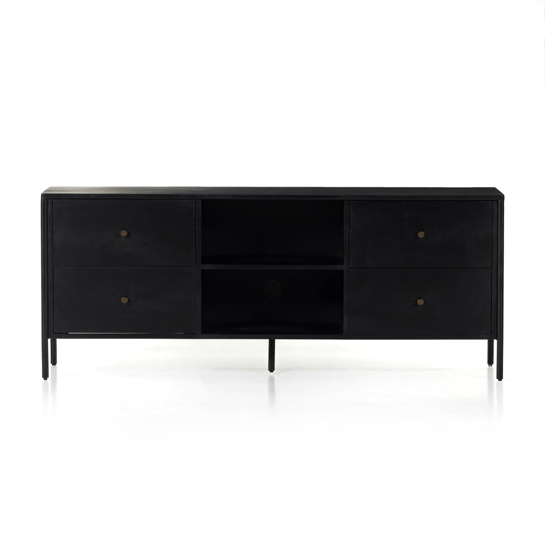Soto Media Console-Black-Four Hands-FH-228776-001-Media Storage / TV Stands-4-France and Son