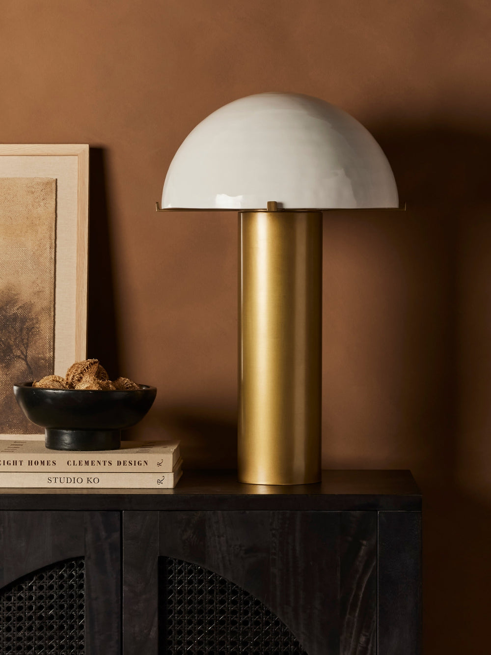 Seta Table Lamp - Light Antique Brass-Four Hands-FH-228927-002-Table Lamps-2-France and Son