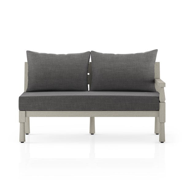 Waller Outdoor Sofa-Four Hands-FH-228976-001-Outdoor SofasCharcoal/Washed Brown-Left Arm Facing-17-France and Son
