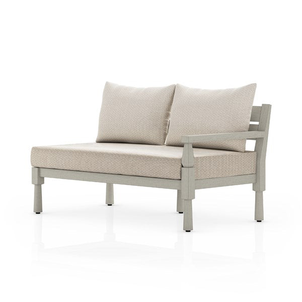 Waller Outdoor Sofa-Four Hands-FH-228977-009-Outdoor SofasFaye Sand/Weathered Grey-Right Arm Facing-18-France and Son