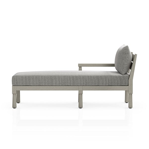 Waller Outdoor Chaise-Four Hands-FH-228978-007-Outdoor ChaisesFaye Ash/Weathered Grey-Left Arm Facing-4-France and Son