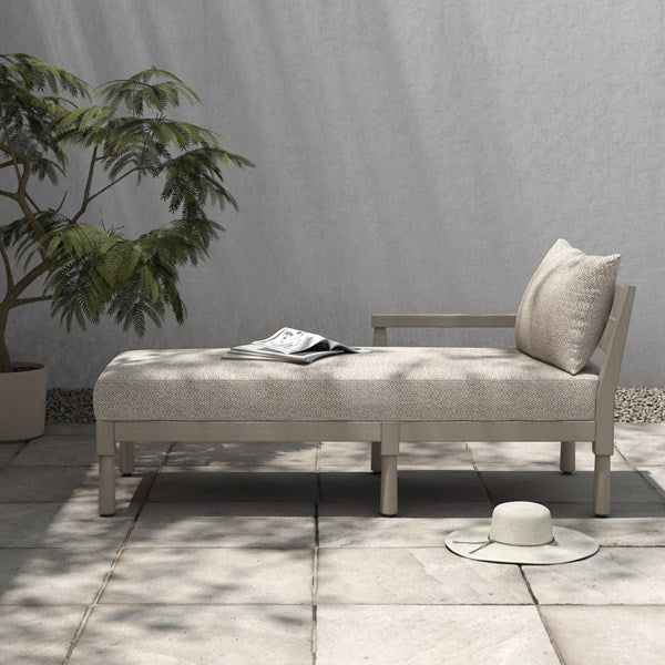 Waller Outdoor Chaise-Four Hands-FH-228978-007-Outdoor ChaisesFaye Ash/Weathered Grey-Left Arm Facing-10-France and Son