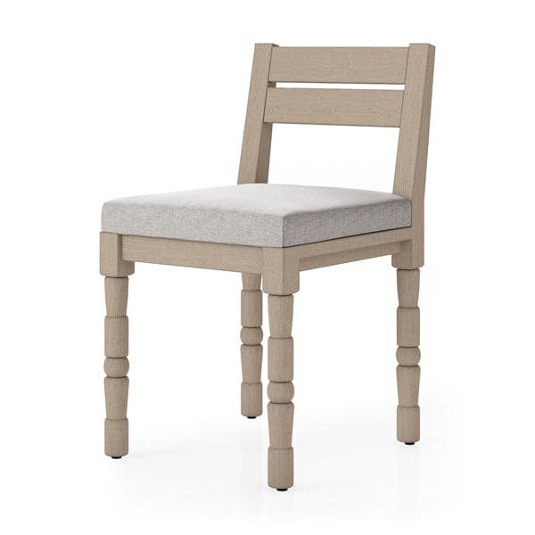 Waller Outdoor Dining Chair-Four Hands-FH-228980-005-Dining ChairsStone Grey - Washed Brown-Fsc-14-France and Son