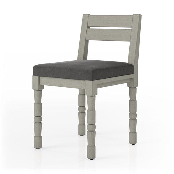 Waller Outdoor Dining Chair-Four Hands-FH-228980-006-Dining ChairsCharcoal - Weathered Grey-Fsc-22-France and Son