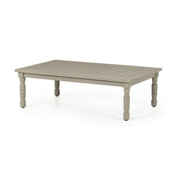 Waller Outdoor Coffee Table-Four Hands-FH-228987-012-Coffee TablesWeathered Grey-Fsc-1-France and Son
