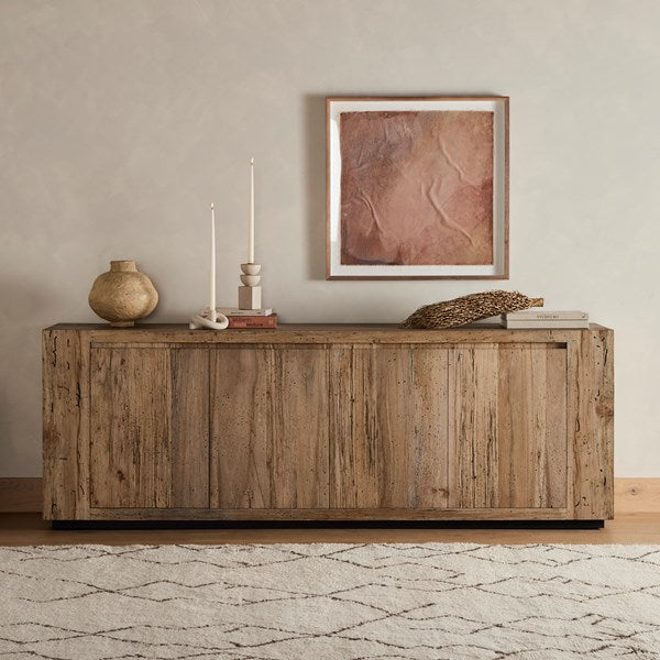 Abaso Sideboard - Rustic Wormwood Oak-Four Hands-FH-229169-002-Sideboards & Credenzas-2-France and Son