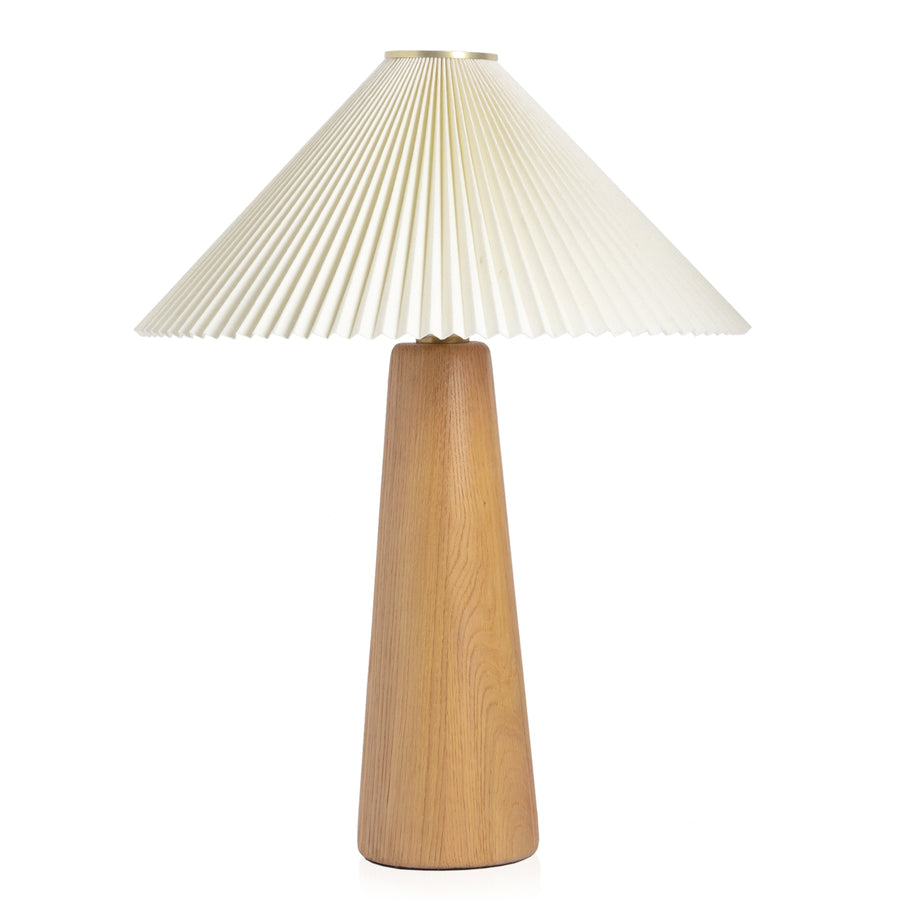 Nora Table Lamp-Light Oak-Four Hands-FH-229257-001-Table Lamps-1-France and Son