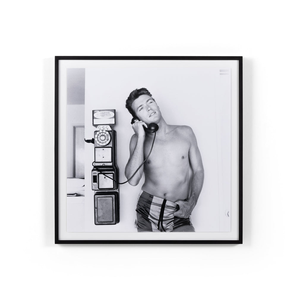 Clint Eastwood Takes A Call By Getty Images-Four Hands-FH-230353-001-Wall Art30X30"-2-France and Son