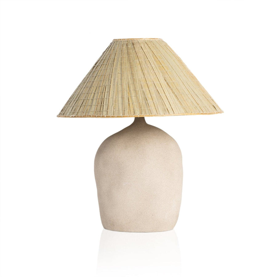 Cobb Table Lamp - Sand Porcelain-Four Hands-FH-230981-001-Table Lamps-1-France and Son