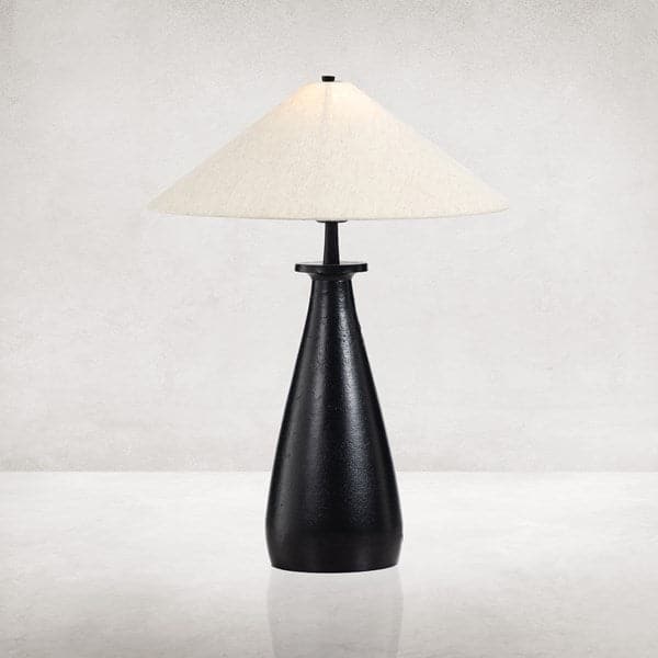 Innes Tapered Shade Table Lamp-Four Hands-FH-231078-003-Table LampsMatte Black-1-France and Son