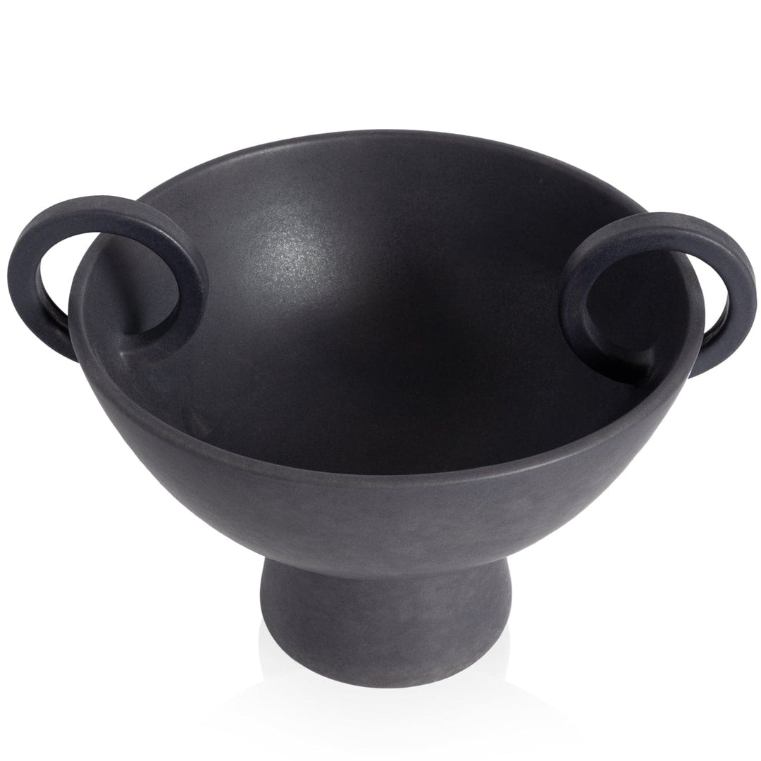 Anillo - Matte Black Ceramic-Four Hands-FH-231376-001-Decorative ObjectsBowl-3-France and Son