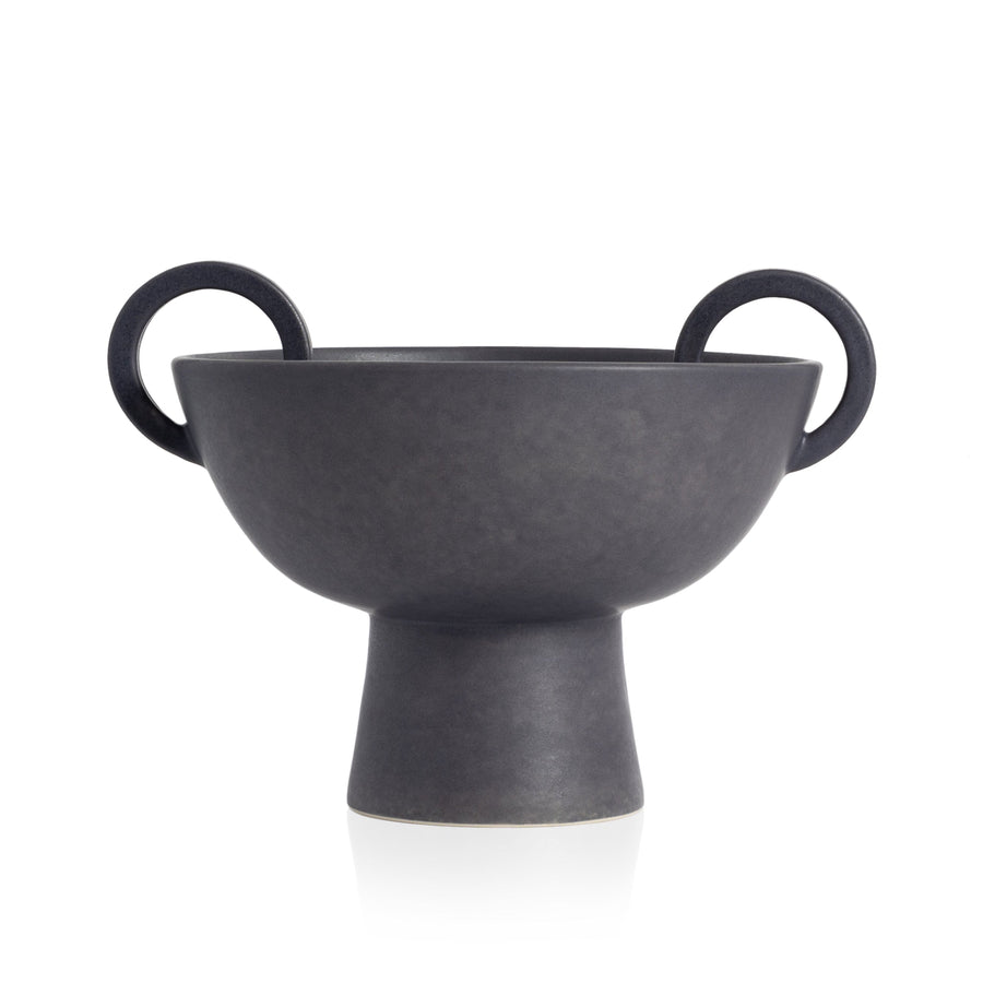 Anillo - Matte Black Ceramic-Four Hands-FH-231376-001-Decorative ObjectsBowl-1-France and Son