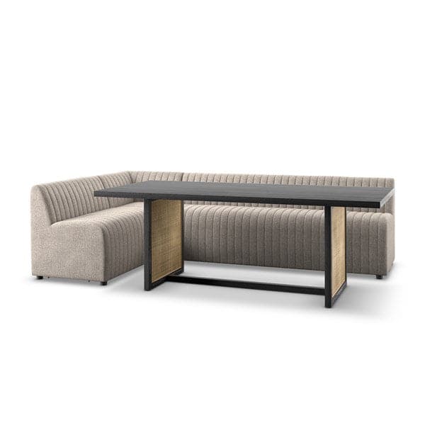 Augustine Dining Banquette L Shape-Four Hands-FH-231700-001-Sectionals91.5"/Capri Oatmeal-16-France and Son