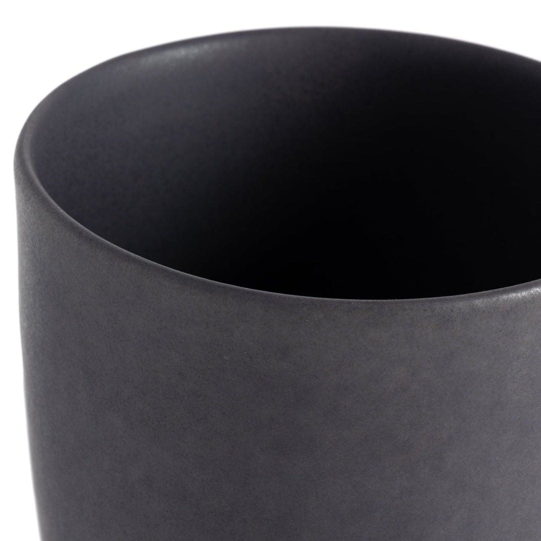 Anillo - Matte Black Ceramic-Four Hands-FH-231376-001-Decorative ObjectsBowl-9-France and Son