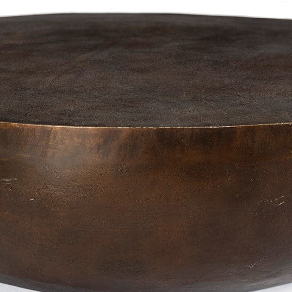 Basil Round Coffee Tbl-48"-Four Hands-FH-232203-002-Coffee TablesAntique Rust-2-France and Son
