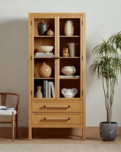 Laker Cabinet - Light Oak Veneer-Four Hands-FH-232357-001-Bookcases & Cabinets-2-France and Son
