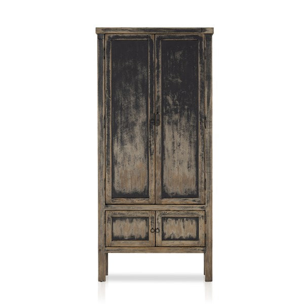 Hitchens Cabinet - Worn Black-Four Hands-FH-232360-001-Bookcases & Cabinets-3-France and Son