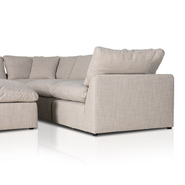 Stevie 5pc-Sectional-Four Hands-FH-232453-002-SectionalsDestin Flannel-Left Arm-17-France and Son