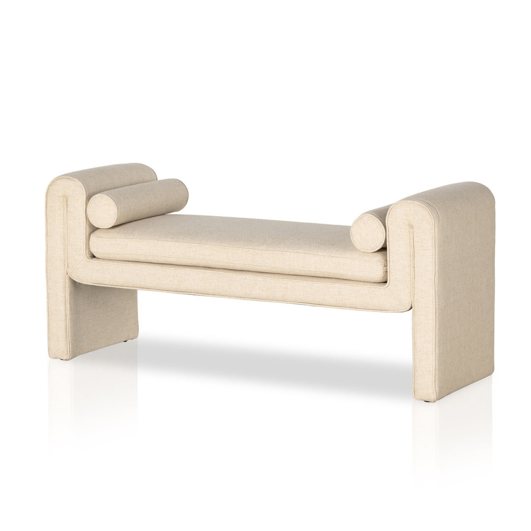 Mitchell Accent Bench-Four Hands-FH-234263-002-BenchesThames Cream-4-France and Son