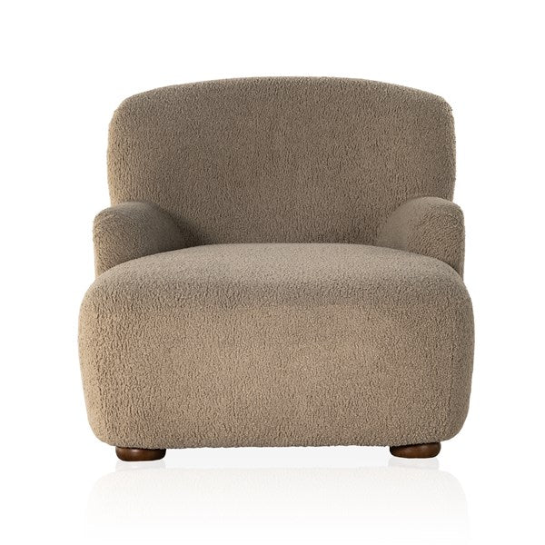 Kadon Chaise Lounge-Sheepskin Camel-Four Hands-FH-234693-001-Chaise Lounges-3-France and Son