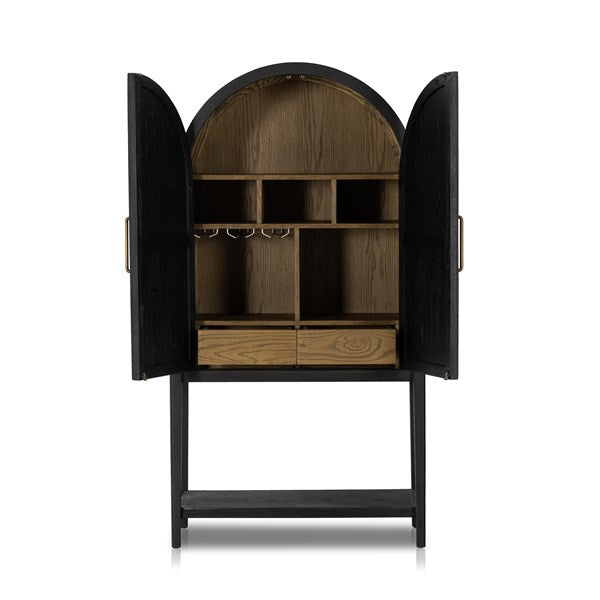 Tolle Bar Cabinet - Drifted Oak Solid-Four Hands-FH-234848-001-Bookcases & Cabinets-5-France and Son