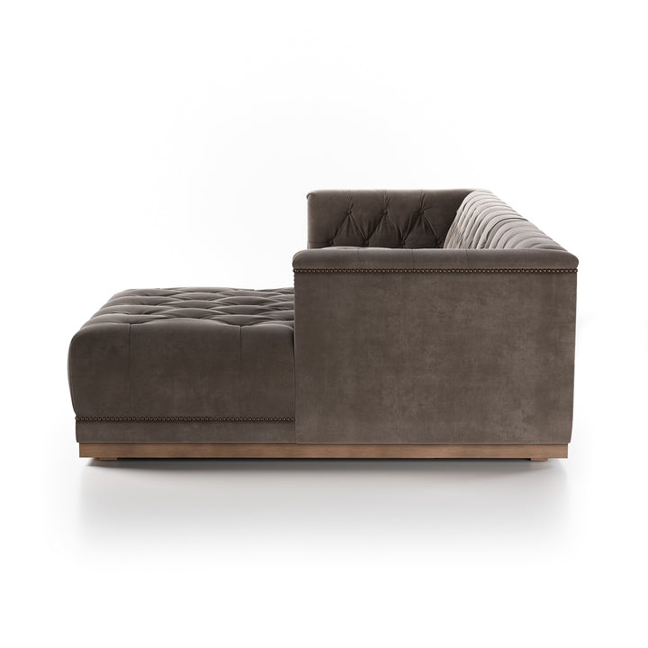 Maxx 2pc Sectional-Four Hands-FH-236164-002-SectionalsDestroyed Black-Left Arm-13-France and Son