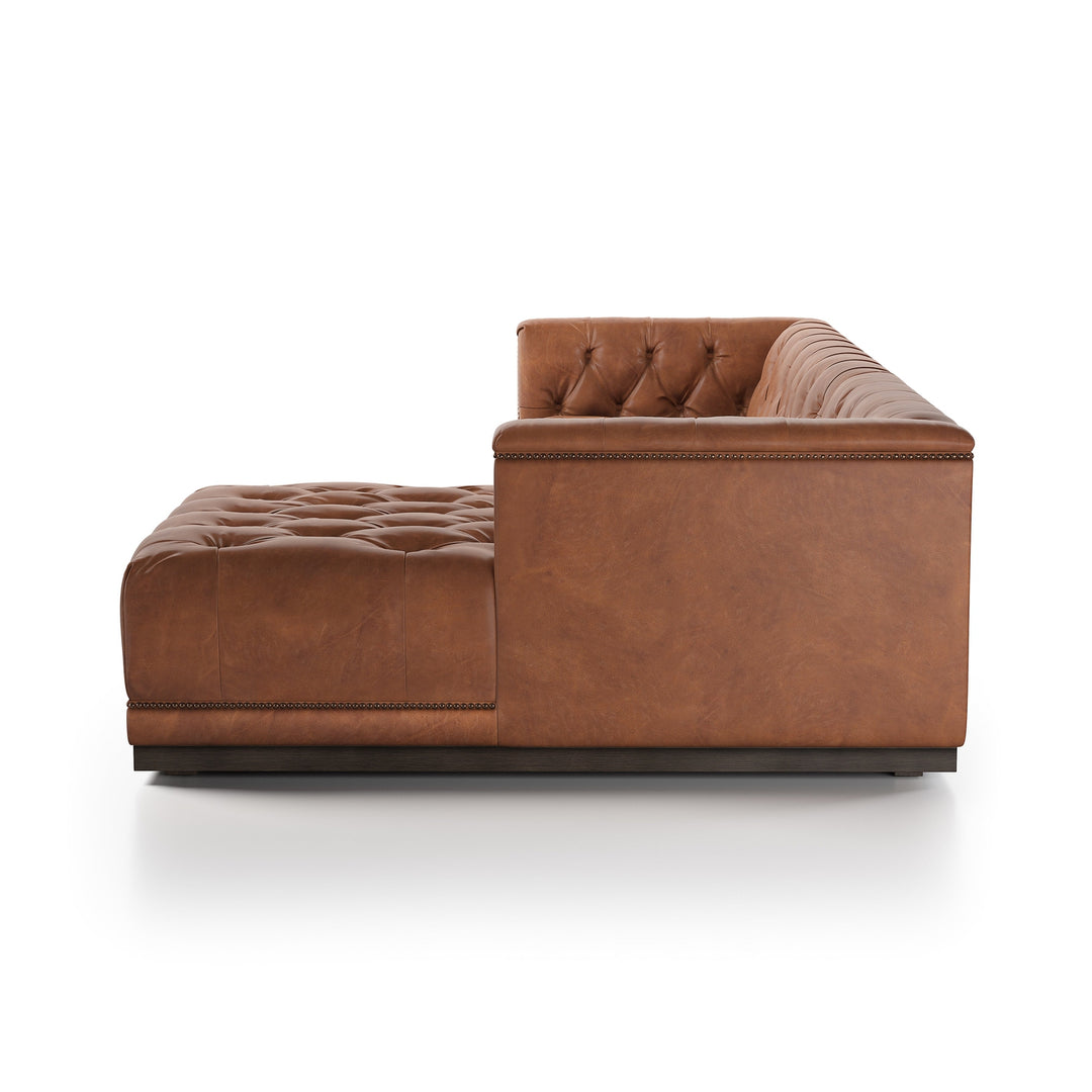 Maxx 2pc Sectional-Four Hands-FH-236164-002-SectionalsDestroyed Black-Left Arm-21-France and Son
